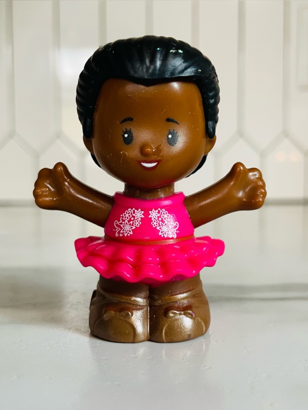 Fisher Price Little People “Barbie You Can Be Anything” Ballerina Figure